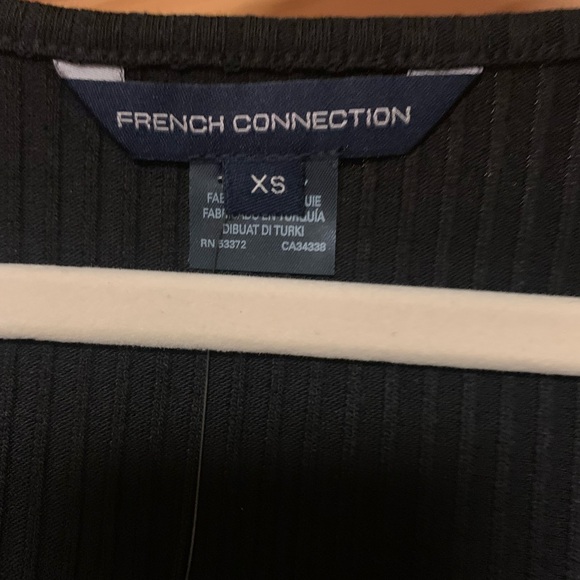 COPY - French Connection Black Long Sleeve Bodycon Dress - Picture 6 of 6